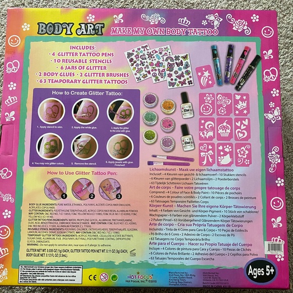 New make my own temporary tattoo set - Picture 2 of 2